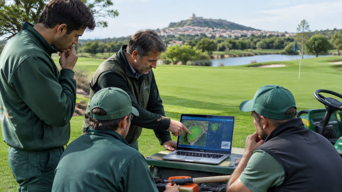 Maintenance crew learning with generative AI for greenkeepers