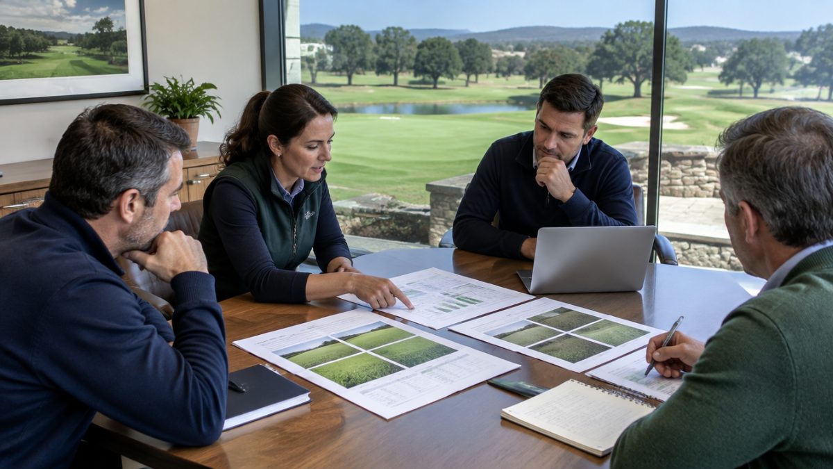 Informe de calidad de superficies de golf basado en criterios del STRI