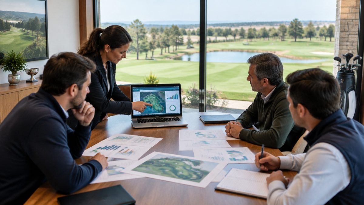 Reporting dashboard after digitising golf course maintenance