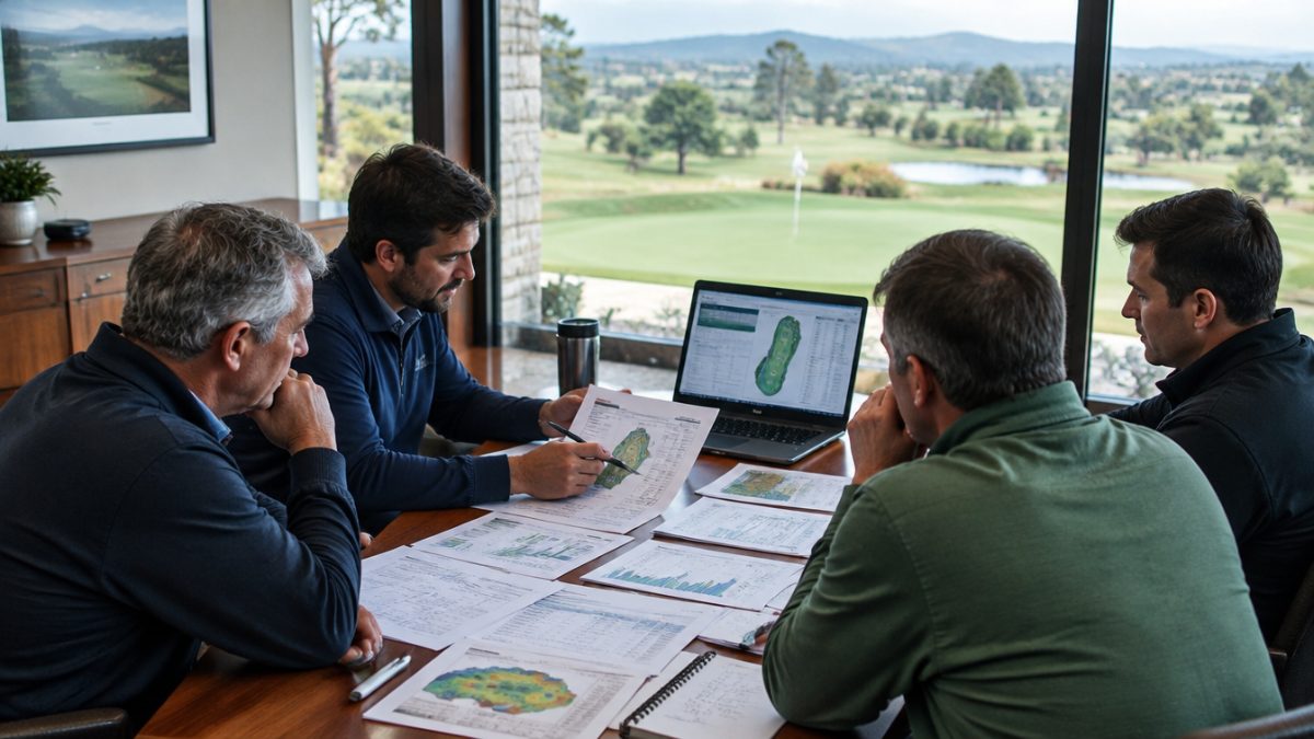 Informe técnico basado en la USGA Green Section sobre un tablero de campo