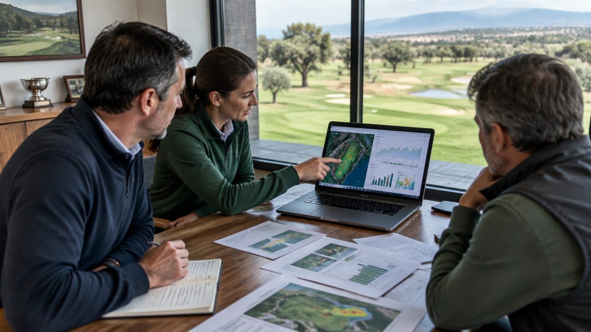 Digital report prepared with the help of artificial intelligence in greenkeeping