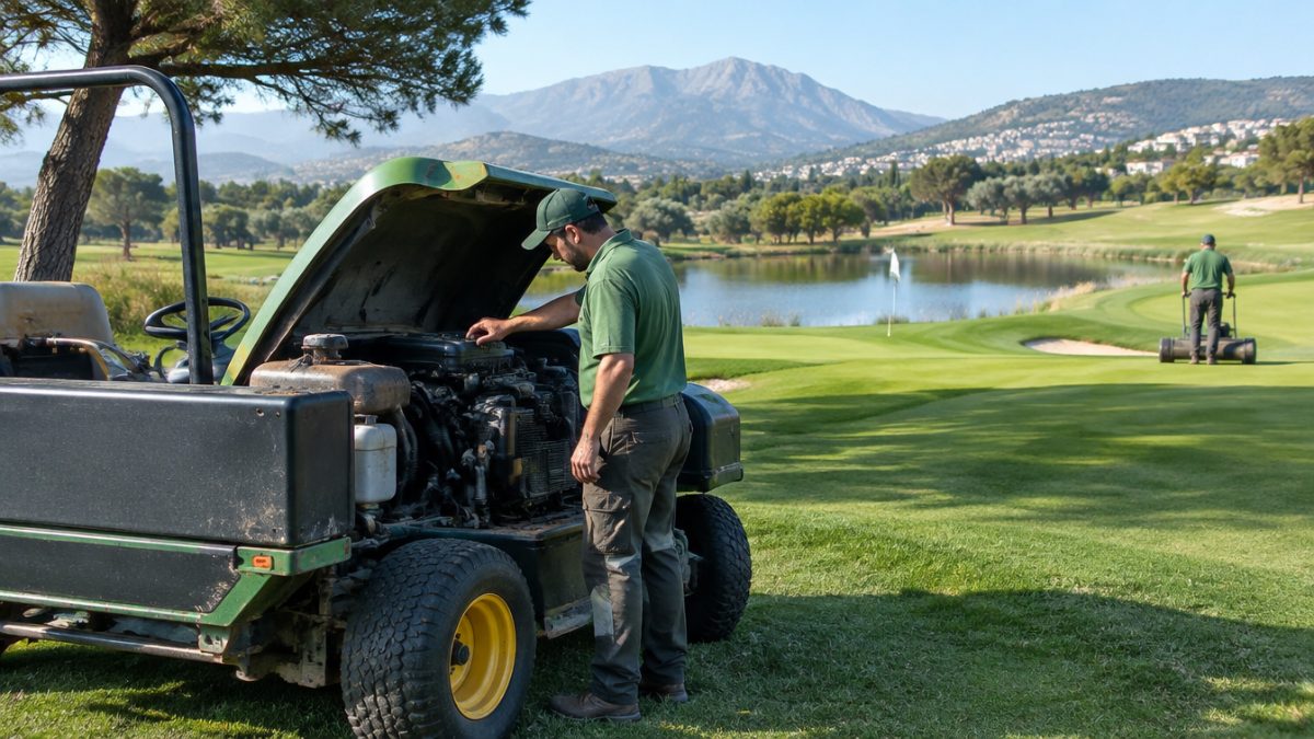 Machinery check among the greenkeeper tasks in June