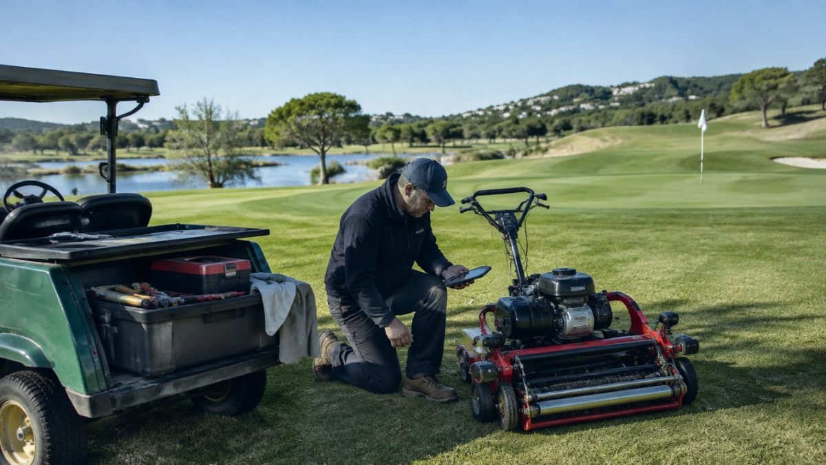 Digital record of the course's preventive equipment maintenance