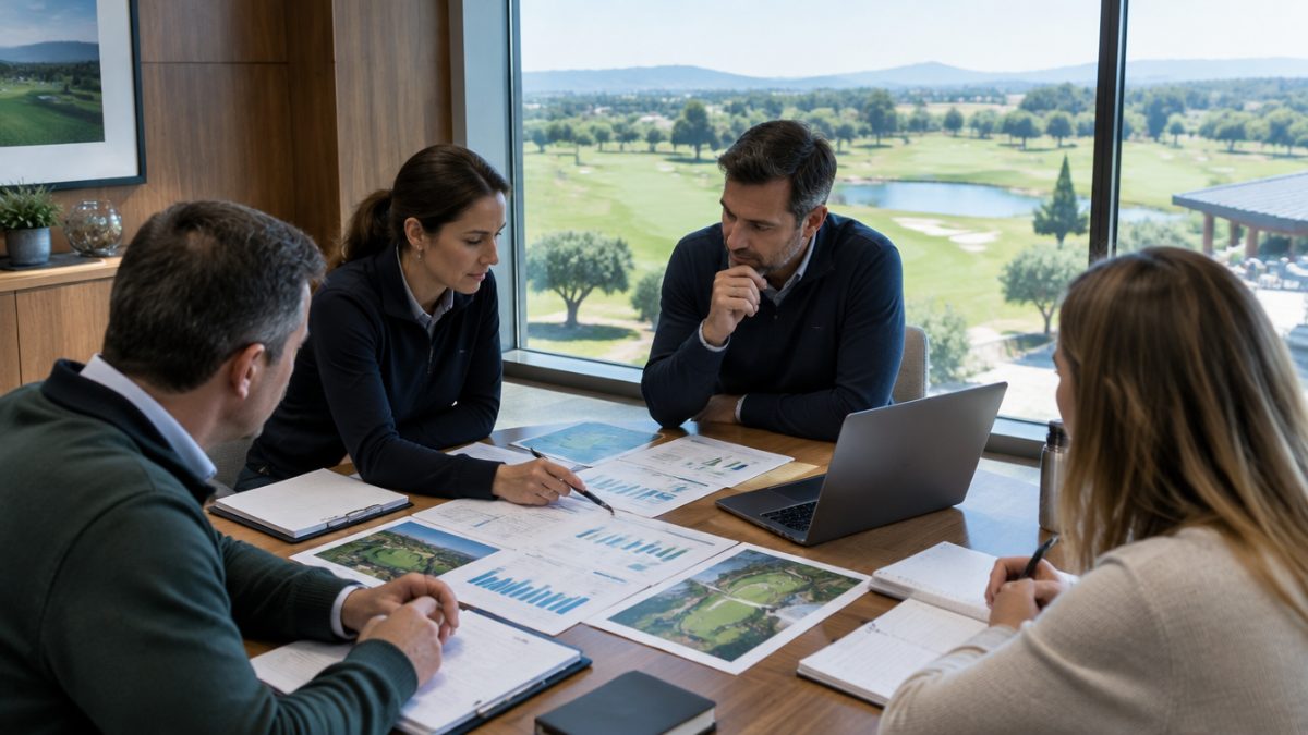 Work report with data for calculating the golf course maintenance KPIs