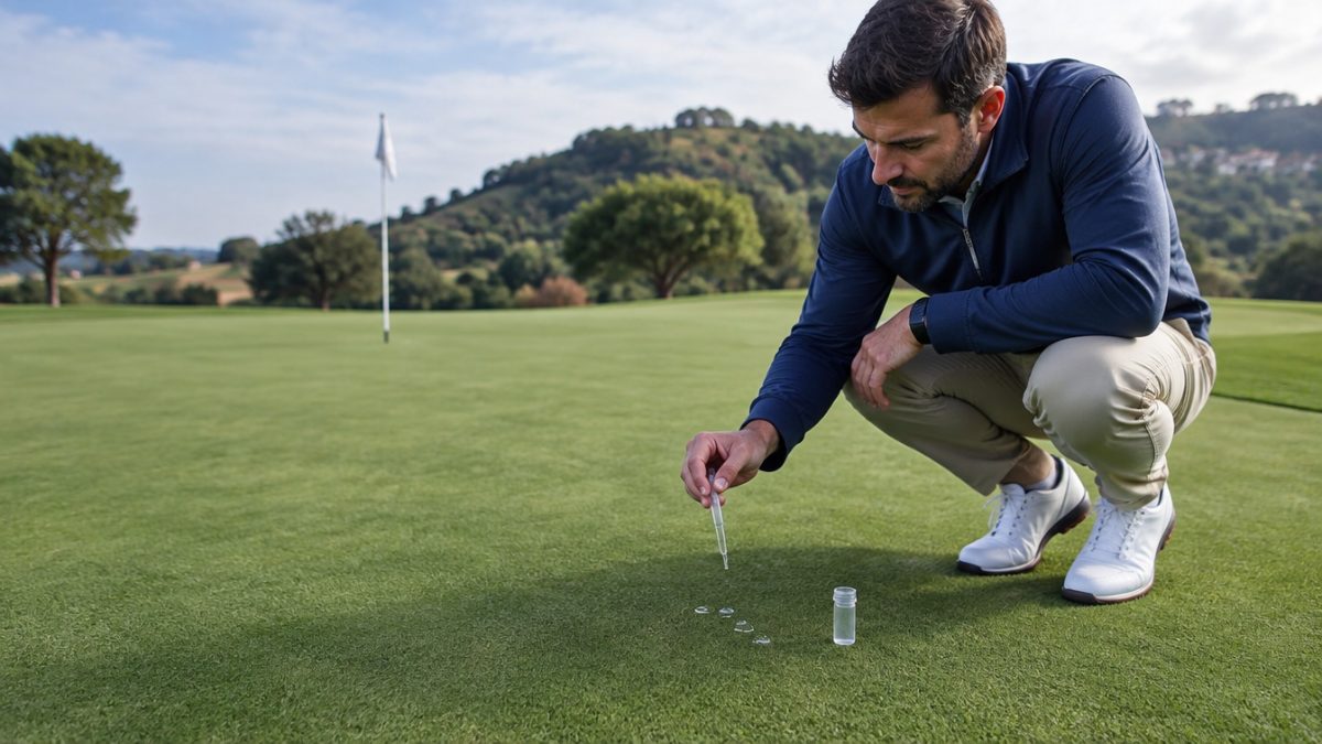 Prueba de gota de agua para valorar el uso de agentes humectantes