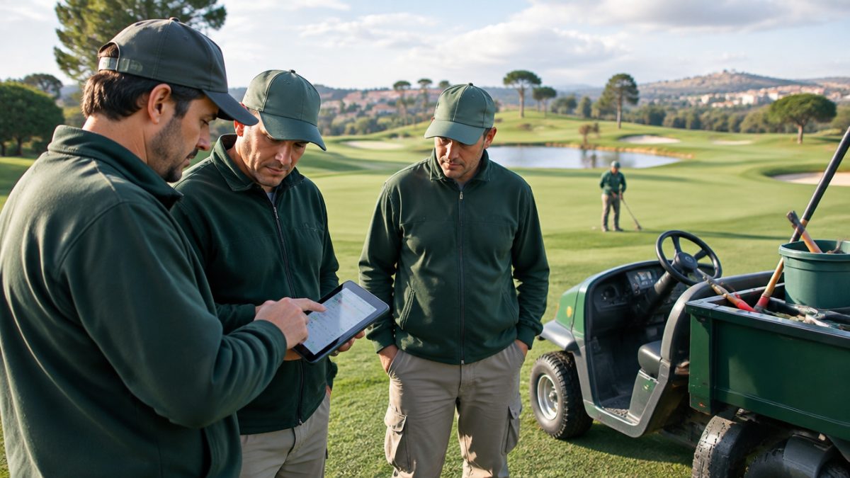 Task allocation with digital work orders for the course crew
