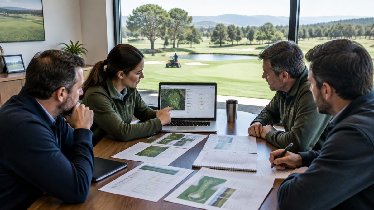 Parte de trabajo diario en una app para greenkeepers