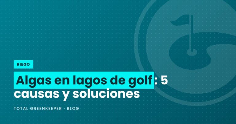Algas en lagos de golf: 5 causas y soluciones