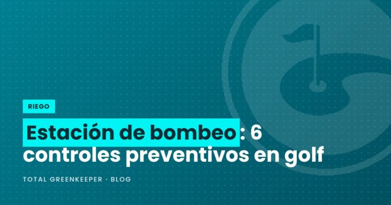 Estación de bombeo: 6 controles preventivos en golf