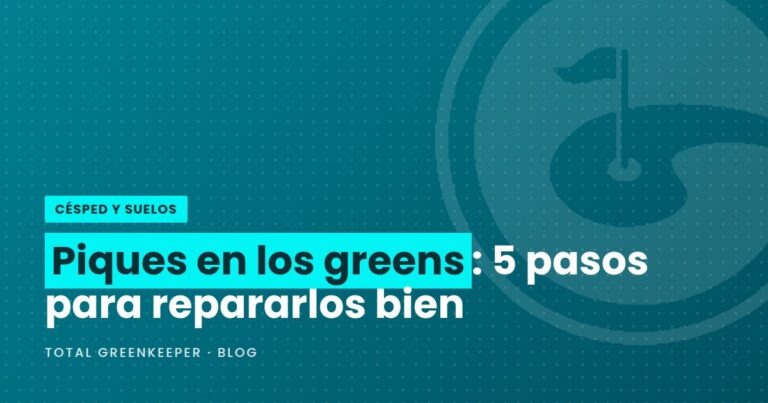 Piques en los greens: 5 pasos para repararlos bien